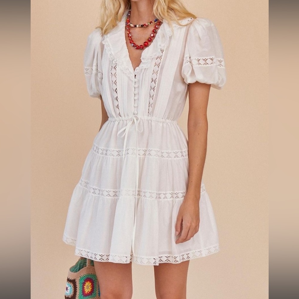 Hunter bell NWT white dress SMALL